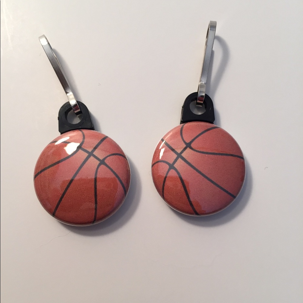 Basketball Bag Tags Zipper Pulls